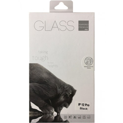 iP12Pro Matte and Anti-Blue Tempered Glass Black